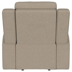 English Elm Slater Channel Tufted Suede Recliner with Pillow Back for Modern Living Rooms B062P440396