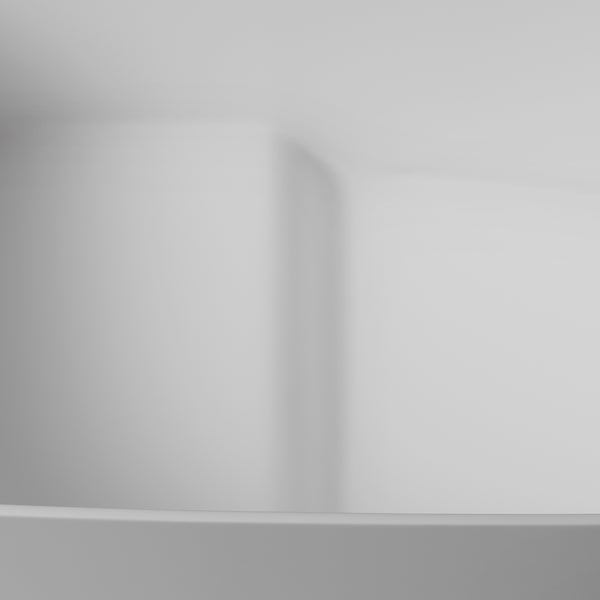 English Elm 51" Freestanding Solid Surface Soaking Tub Deep Basin Matte Finish Spa Bath W2704P188410