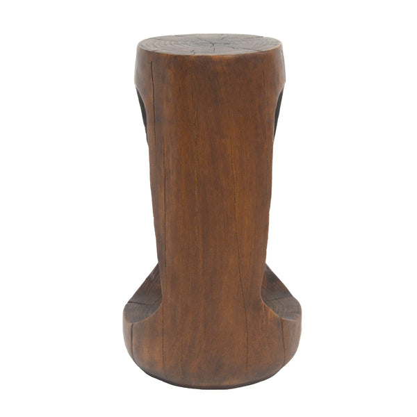 English Elm Christopher Knight Home® - Outdoor Hollow Design Side Table - Lightweight Concrete With Wood-Like Finish For Patio & Poolside Use N770P291496A