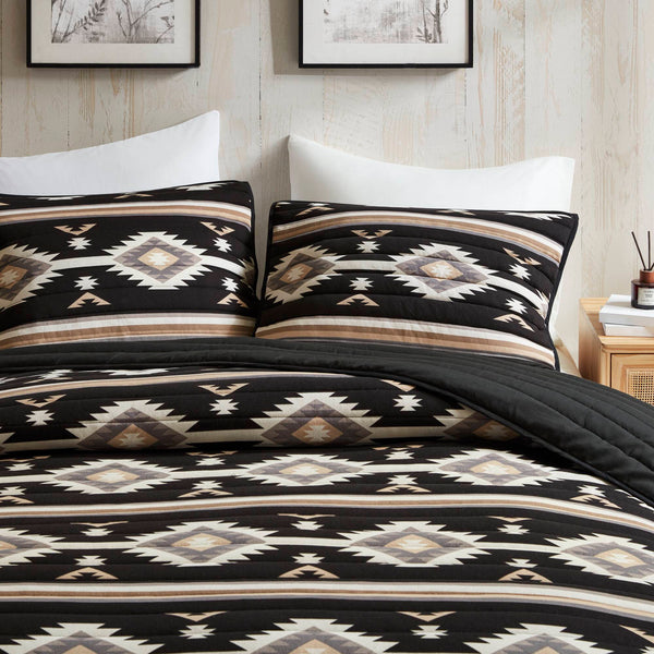 English Elm 3-piece King Patchwork Quilt Set Knit Face Microfiber Back Lightweight Year Round Warmth B035P482966