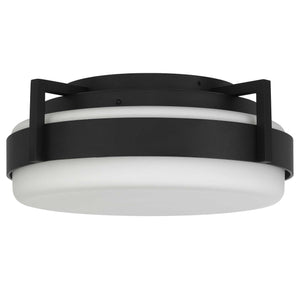 English Elm 15 Inch Led Flush Mount Ceiling Light with Etched Glass Diffuser for Any Room B370P399052