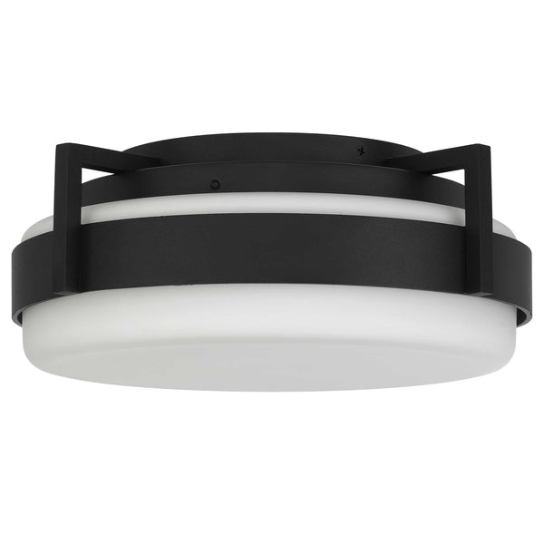 English Elm 15 Inch Led Flush Mount Ceiling Light with Etched Glass Diffuser for Any Room B370P399052