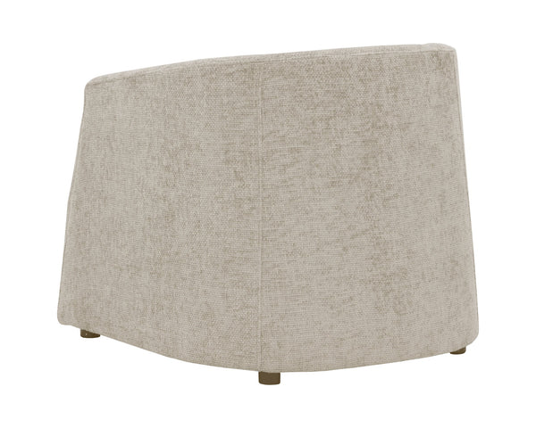 Sunpan Serenade Lounge Chair - Striking Round Design in Stylish Upholstery for a Stunning Home Accent Husky Beach