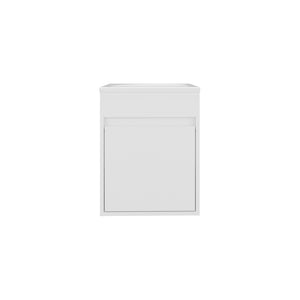 English Elm Sutcliffe Modern Vanity Sink Cabinet with Spacious Storage, Engineered Wood, Durable Easy-Clean Finish White B092P329247