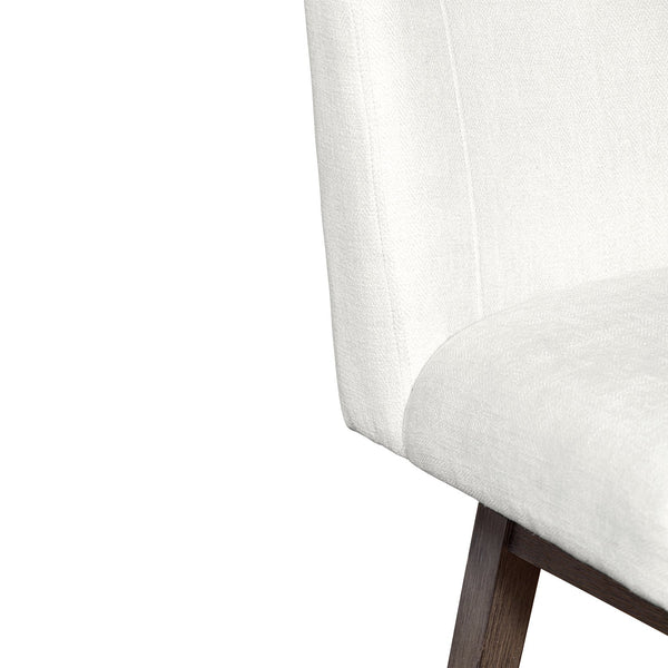 English Elm Isabella Swivel Barstool Rubberwood Frame Pearl Upholstered Seat for Kitchen Islands B2736P464897