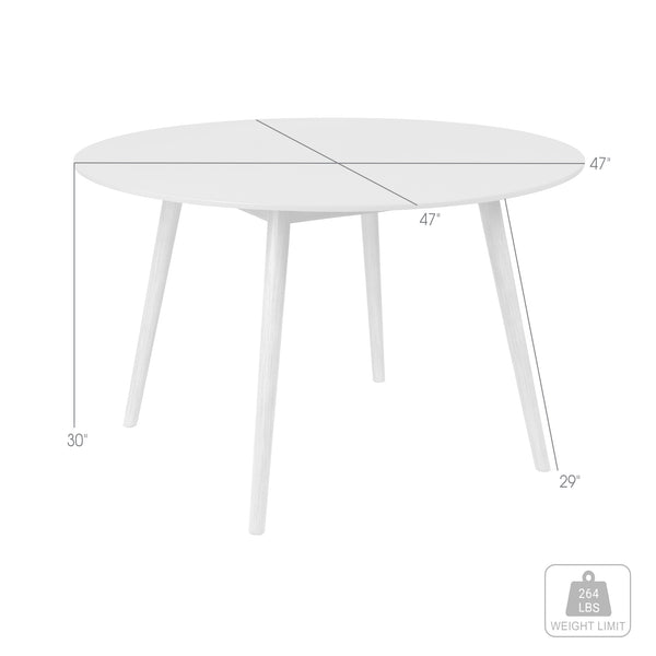 English Elm Kylie Outdoor Round Dining Table Eucalyptus Wood Stone Top Seats Six Patio B2736P464845