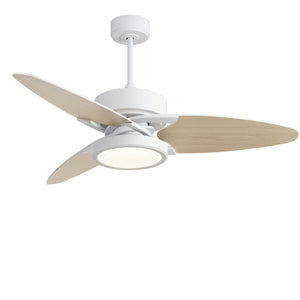 English Elm Light Pro 52" Smart Led Ceiling Fan With Remote Control – Energy-Efficient, Quiet, And Stylish Design T3177P284009