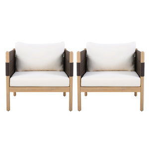 English Elm Outdoor Acacia Wood Patio Club Chair with Diamond Rope Weave and Weather Cushions N768P361445L_2