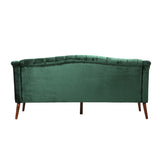 Christopher Knight Home® - Noble House - Adelia Modern Glam Tufted Velvet 3 Seater Sofa