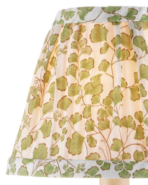 Currey & Company Maiden Tapered Chandelier Shade - Elegant Ginkgo-inspired Fabric For A Stylish Home Décor Upgrade Green Cotton 0900-0045-currey-company