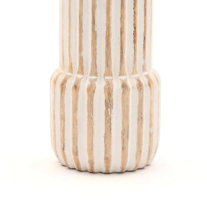 English Elm Decorative Wooden Centerpiece Candle Holder – Elegant Walnut Design For Cozy Ambiance & Events P1 B346P336840-GIGA