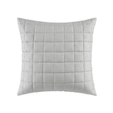 N Natori Cocoon Casual Quilt Top Euro Sham NS11-3662 Grey