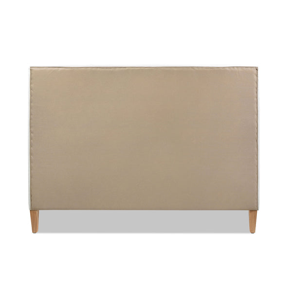 English Elm Jennifer Taylor Home - Haley Upholstered Cane-Back Platform Bed - Elegant Antique White Design For Stylish Bedrooms B2719P238201