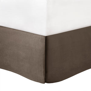 English Elm 7 Piece Jacquard Comforter Set - Luxurious Brown/Gold King Bedding With Decorative Pillows & Shams B03597001