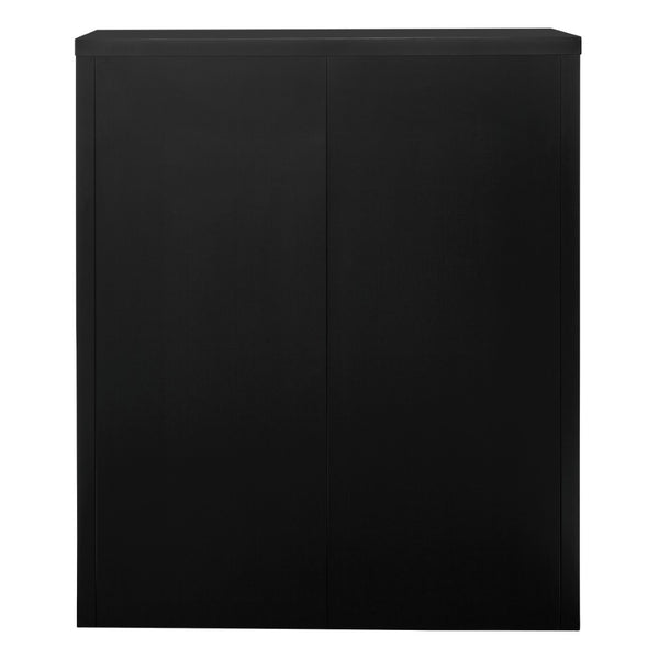 OSP Home Furnishings 42" Locking Office Storage Cabinet with Adjustable Shelves for Organized Workspaces ST423618-B