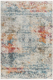 Unique Loom Baracoa Panamericana Machine Made Medallion Rug Cream, Blue/Orange/Red/Gray/Gold 7' 1" x 10' 0"