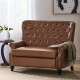 Christopher Knight Home® Trillium Contemporary Faux Leather Tufted Oversized Recliner with Nailhead Trim