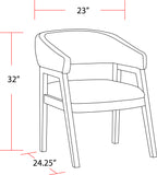 Escape - Dining 84 In. Rectangular Extendable Table With 8 Chairs Glazed Natural Oak Mirage Mist DESC-9PC-84REC-2118 Parker House