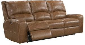 Parker House Parker Living Swift - Bourbon Power Reclining Sofa Bourbon Top Grain Leather with Match (X) MSWI#832PH-BOU