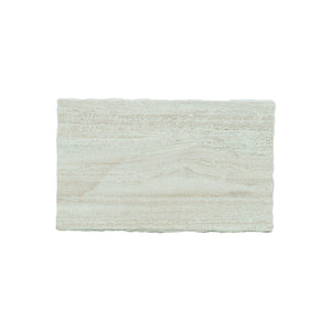 Bernhardt Bernhardt Hathaway Travertine Drink Table With Sculptural Oil-Rubbed Bronze Steel Base, Mid-Century Modern Accent (24.75"H) 510111