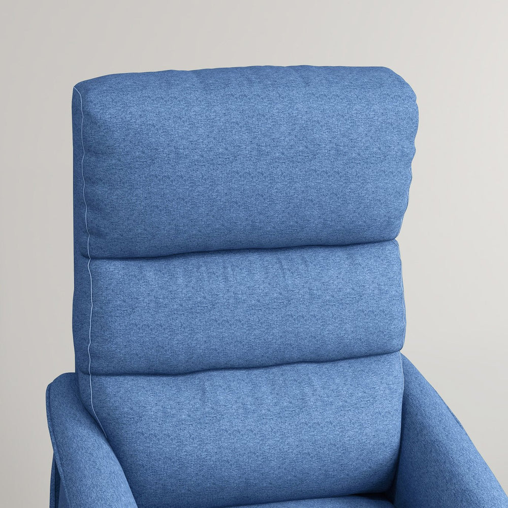 English Elm Electric Power Lift Recliner Chair with Wired Remote Linen Upholstery Living Room T3971P405809