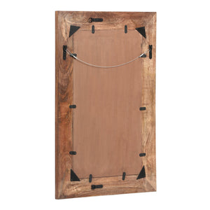 English Elm Christopher Knight Home® - RECT. MIRROR Natural Wood Frame 40x28 Rustic Rectangular Wall Mirror for Entryway, Bathroom Decor 69380.00