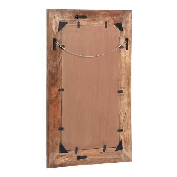 English Elm Christopher Knight Home® - RECT. MIRROR Natural Wood Frame 40x28 Rustic Rectangular Wall Mirror for Entryway, Bathroom Decor 69380.00