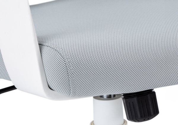 English Elm Office Gaming Chair with Ergonomic High-Back, Thick Padded Seat, Tilt Lock, 360° Swivel Mobility White 27 L x 11 W x 23 H B2710P219672