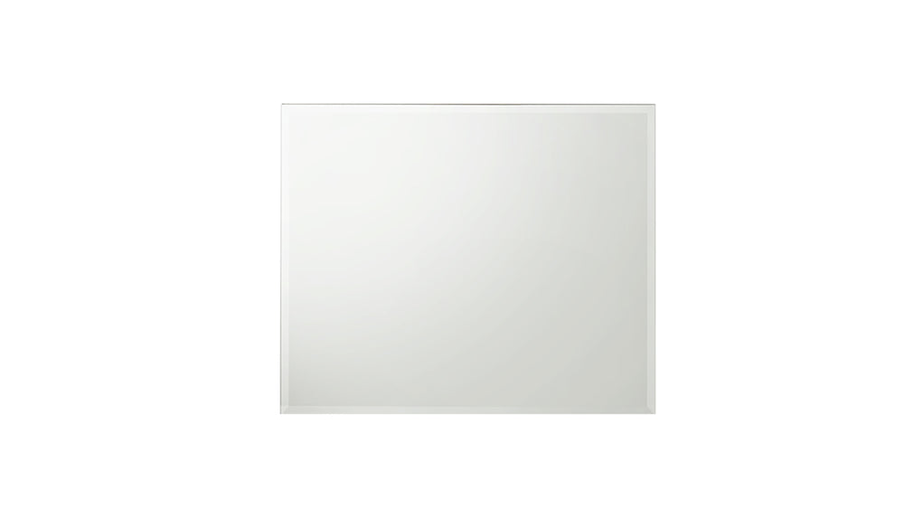 English Elm Olivia Semi-Gloss White Wood Mirror — Contemporary Minimalist Frame, Large Reflection to Brighten Room B009P241737
