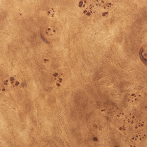 Zuo Modern Afinato Side Table In Rich Brown - Modern Elegance With Burl Veneer Mdf & Steel For Any Space Brown Mdf,Steel 110754-zuo-modern