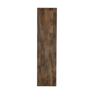 English Elm Classic Rustic Transitional Dining Chairs Set of 2 Solid Rubberwood Seats Burnished Finish, Sturdy Design Brown 56.5 L x 16.5 W x 6.75 H B011P262326