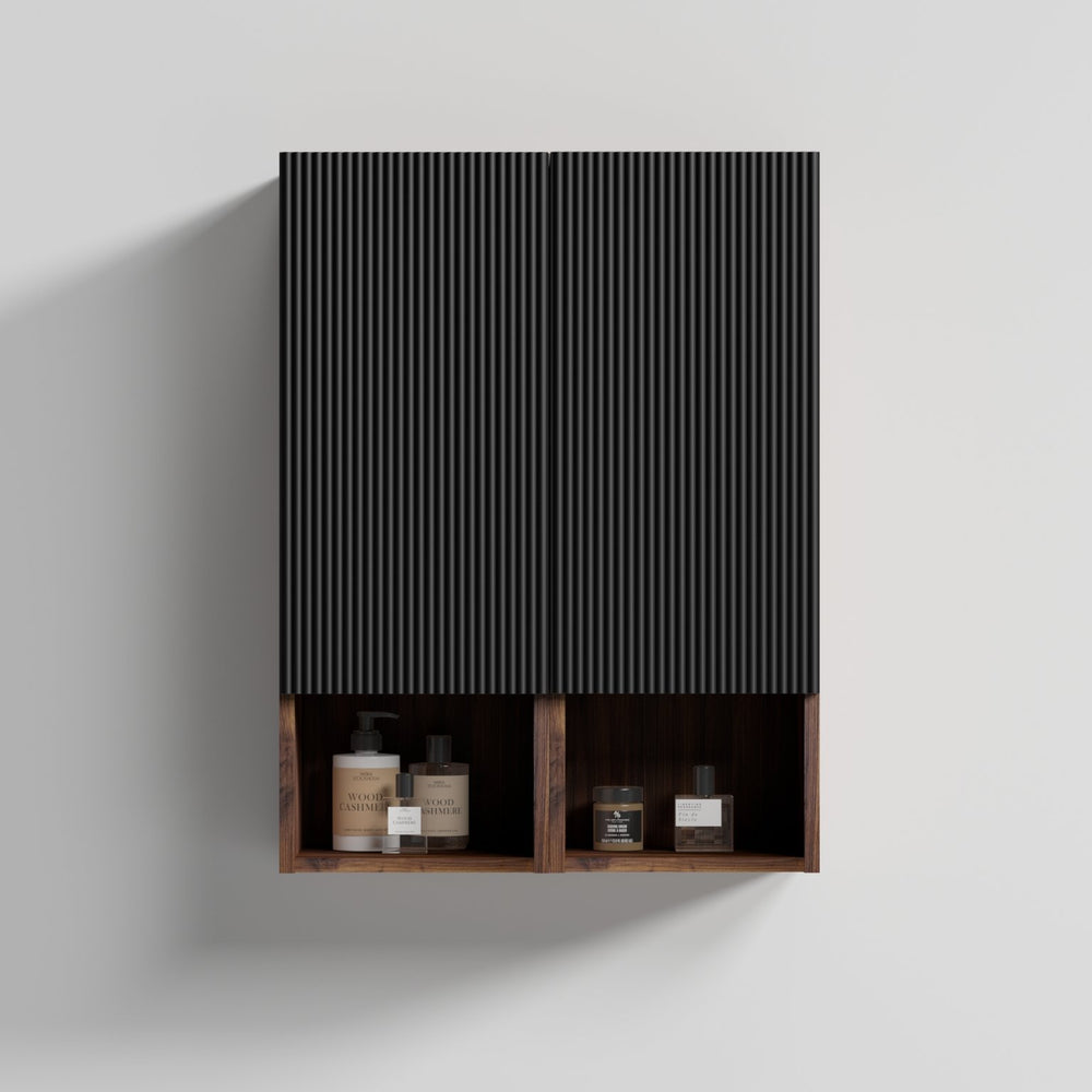 English Elm Cc1014s110.309 Floating Wall Cabinet Walnut Grille Mid-century Bathroom Storage W1865S00180