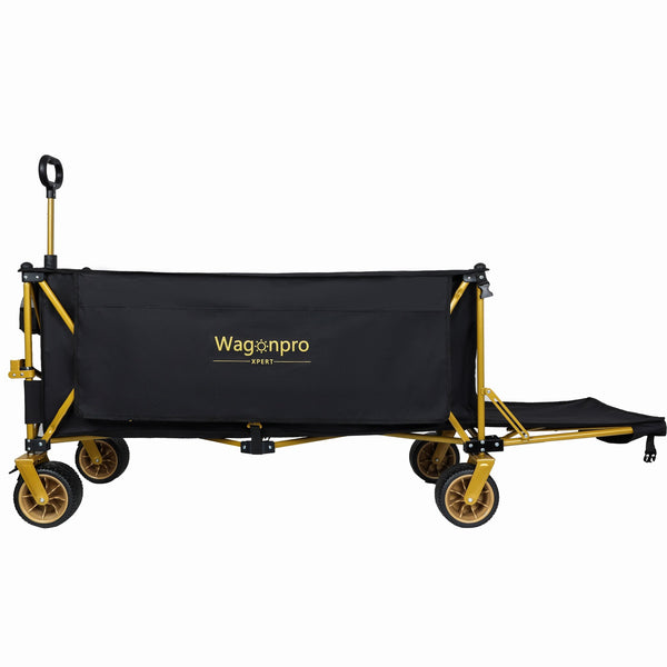 English Elm 67-1/2in Heavy Duty Beach Wagon All-terrain Wheels Foldable Tailgate 480lb Capacity W2932P349287