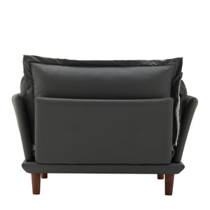 English Elm Modern Chenille Oversized Armchair - Plush Accent Chair For Cozy Living Room, Bedroom & Study W2997P236168