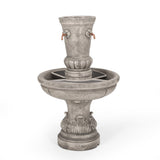 Christopher Knight Home® - Noble House - Frederick Outdoor 4 Spout Fountain, Light Brown