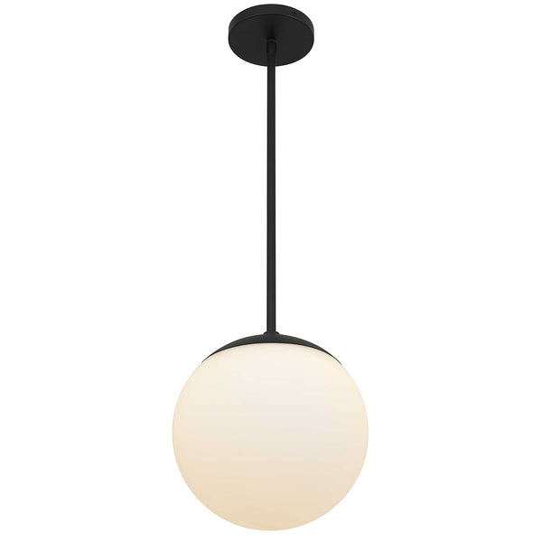 English Elm 10 Inch Etched Frosted Globe Led Pendant Light Dimmable for Kitchen or Hallway B370P399169