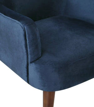 OSP Home Furnishings Chatou Chair  Midnight Blue