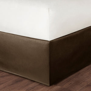 English Elm 9 Juliana Charmeuse Comforter Set King Blue Chocolate Ivory Quilted 9-Piece Elegant Bedroom Ensemble B03597004