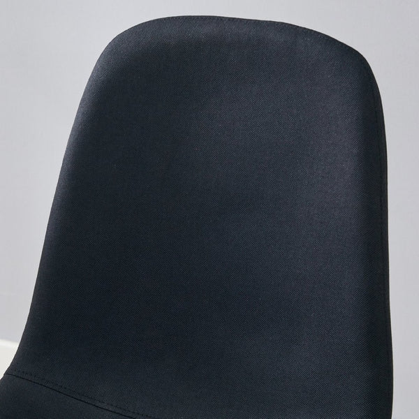 English Elm Table And Chair Set - Modern Adjustable Lifting Table With Walnut Finish & 4 Stylish Black Chairs W1151S03779-GIGA