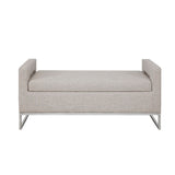 Madison Park Crawford Transitional Soft Close Storage Bench MP105-0614 Grey