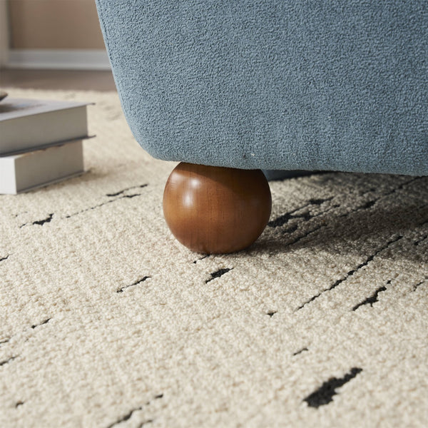 English Elm Christopher Knight Home® - Modern Armless Accent Chair with Pine Wood Legs, Compact Upholstered Seat, 400lb Capacity, Cozy Support Blue N817P224950B