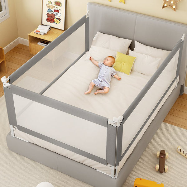 English Elm Bed Rail For Toddlers - Durable, Detachable Guard For Queen & Full Beds, Easy Install & Safety Features T3210P305484