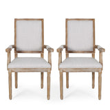 Christopher Knight Home® - Noble House - Maria French Country Wood Upholstered Dining Chair - Set Of 2