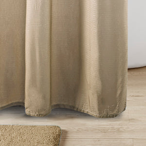 JLA Home Madison Park - Ombre Embossed Seersucker Shower Curtain — Textured Gradient Design, Machine Washable, 72"x72" Taupe MP70-7541
