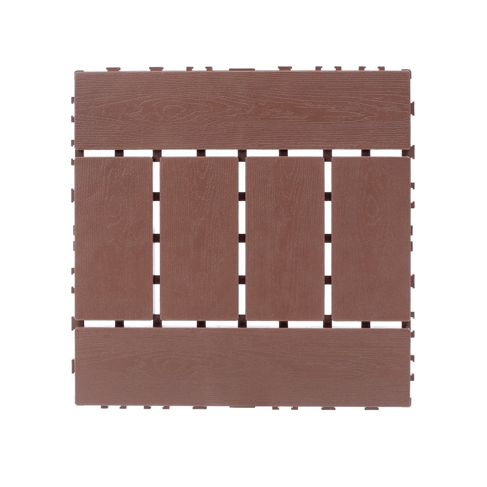 English Elm H Style Interlocking Pp Deck Tiles Tool Free Patio Flooring for Balcony or Poolside W3022P251848