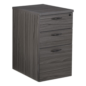 OSP Home Furnishings Napa Mobile Pedestal Cabinet with Locking Casters for Office or Break Room Use Bbf NAP-85-SGW