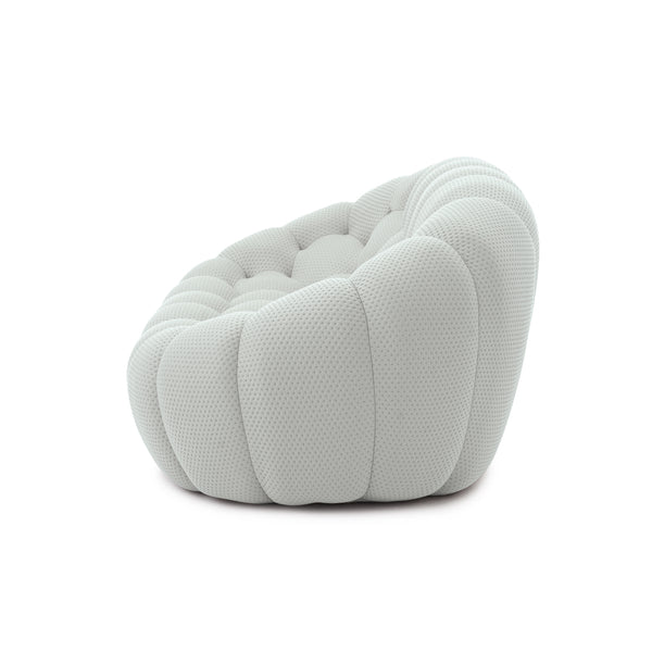 English Elm Bubble Modular Armless Loveseat Sofa - Light Grey, Contemporary Design, Family-Friendly Comfort B341P320933