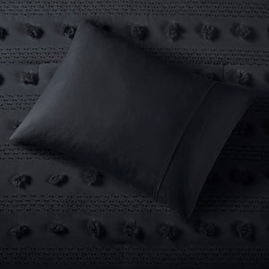 English Elm Twin/Twin Plush Clip Jacquard Comforter Set with Antimicrobial Microfiber Reverse, Sham Included B035P203261