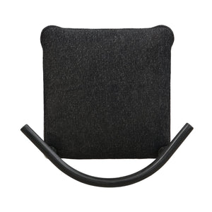 English Elm Christopher Knight Home® - BAR STOOL ladder-back farmhouse set of 2 with upholstered rubberwood seats, tapered legs, timeless charm Black N771P339893H