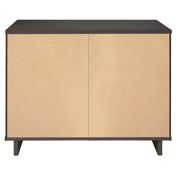 English Elm Granville 38" Dresser In Charcoal Gray – Stylish 3-Drawer Storage With Glam Accents For Modern Decor B365S00078